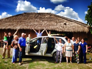 Group photo with Dave & Summer's Van